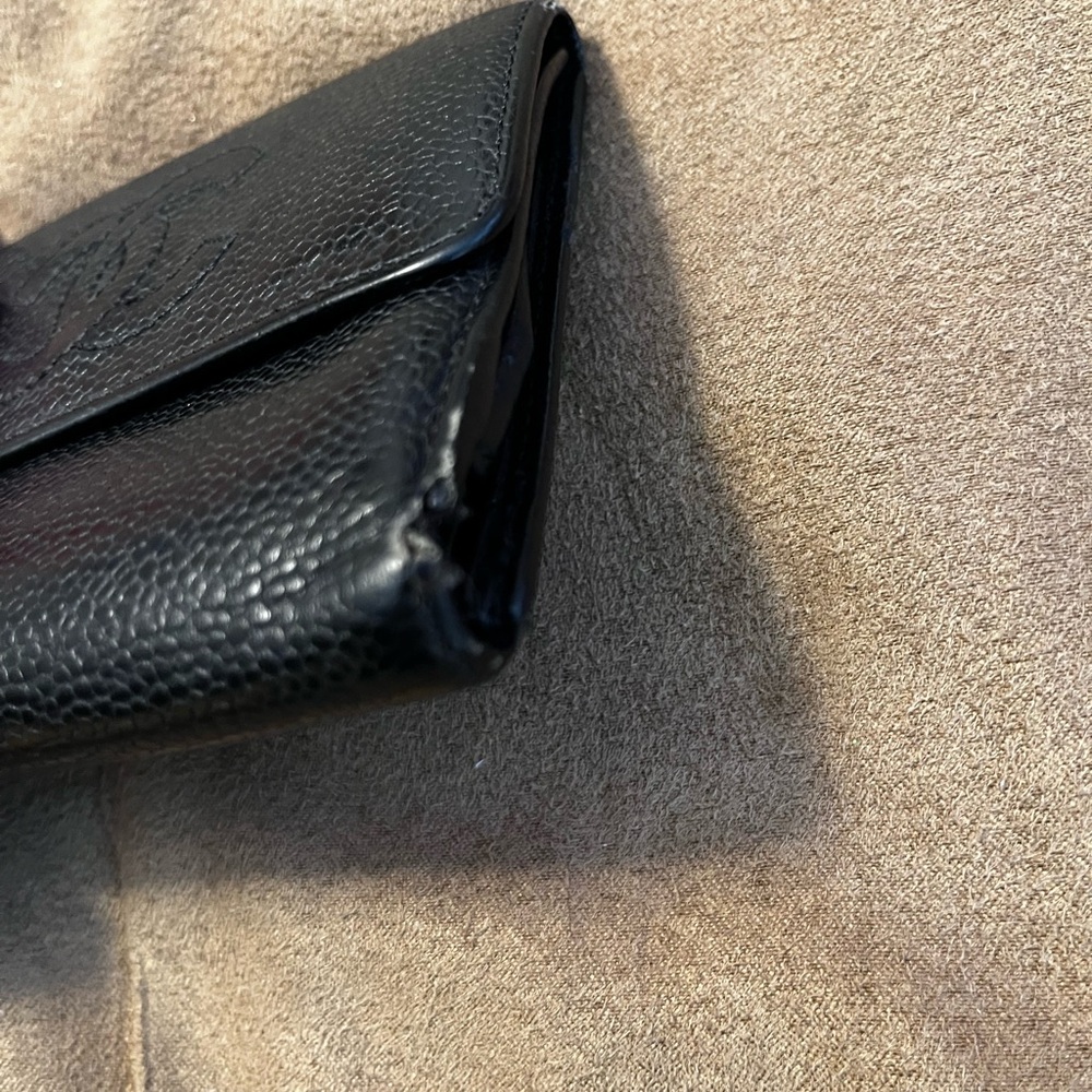 Chanel Black Leather Compact Wallet - Picture 12 of 15